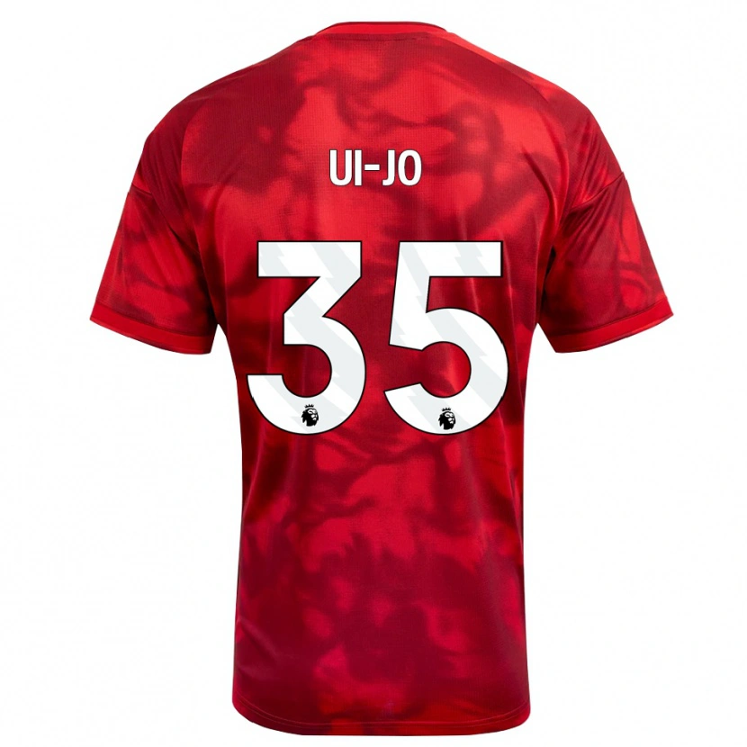 Danxen Damen Ui-Jo Hwang #35 Karmesin Weiß Heimtrikot Trikot 2026/27 T-Shirt