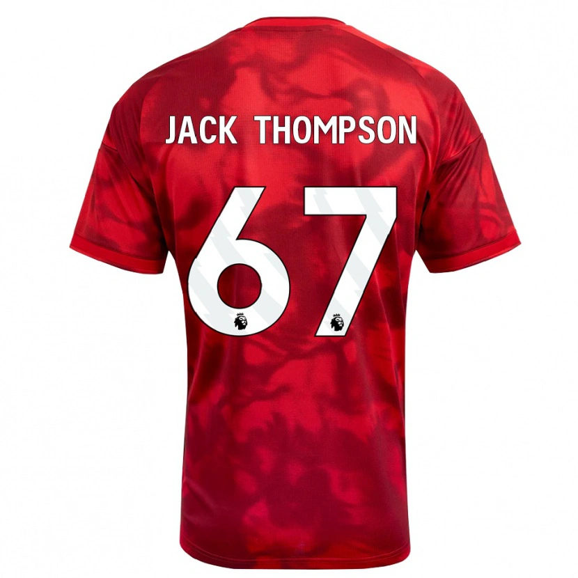 Danxen Damen Jack Thompson #67 Karmesin Weiß Heimtrikot Trikot 2026/27 T-Shirt