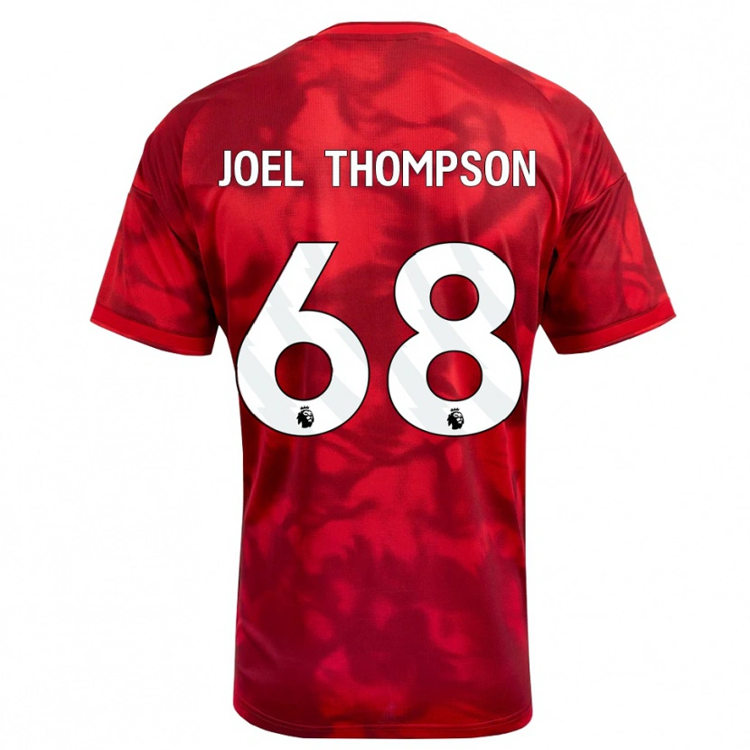 Danxen Damen Joel Thompson #68 Karmesin Weiß Heimtrikot Trikot 2026/27 T-Shirt