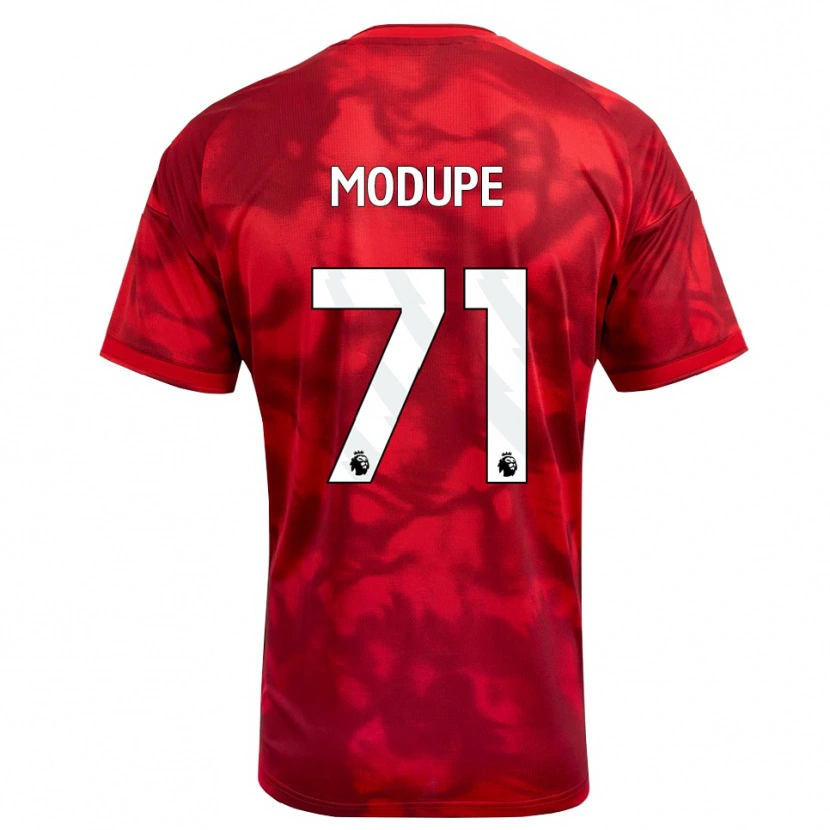 Danxen Damen David Modupe #71 Karmesin Weiß Heimtrikot Trikot 2026/27 T-Shirt