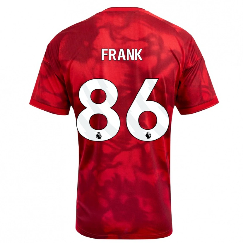 Danxen Damen Frank Djamna #86 Karmesin Weiß Heimtrikot Trikot 2026/27 T-Shirt