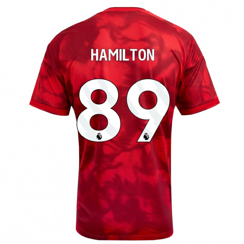 Danxen Damen Scott Hamilton #89 Karmesin Weiß Heimtrikot Trikot 2026/27 T-Shirt