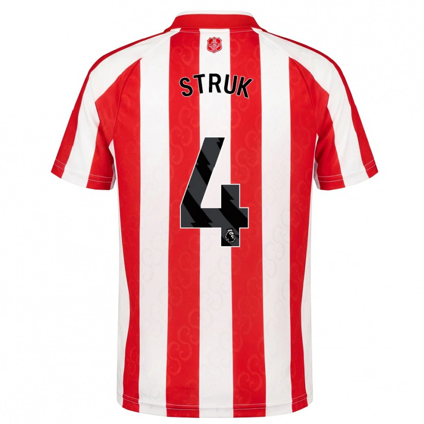 Danxen Damen Ivan Struk #4 Rot Weiß Schwarz Heimtrikot Trikot 2026/27 T-Shirt