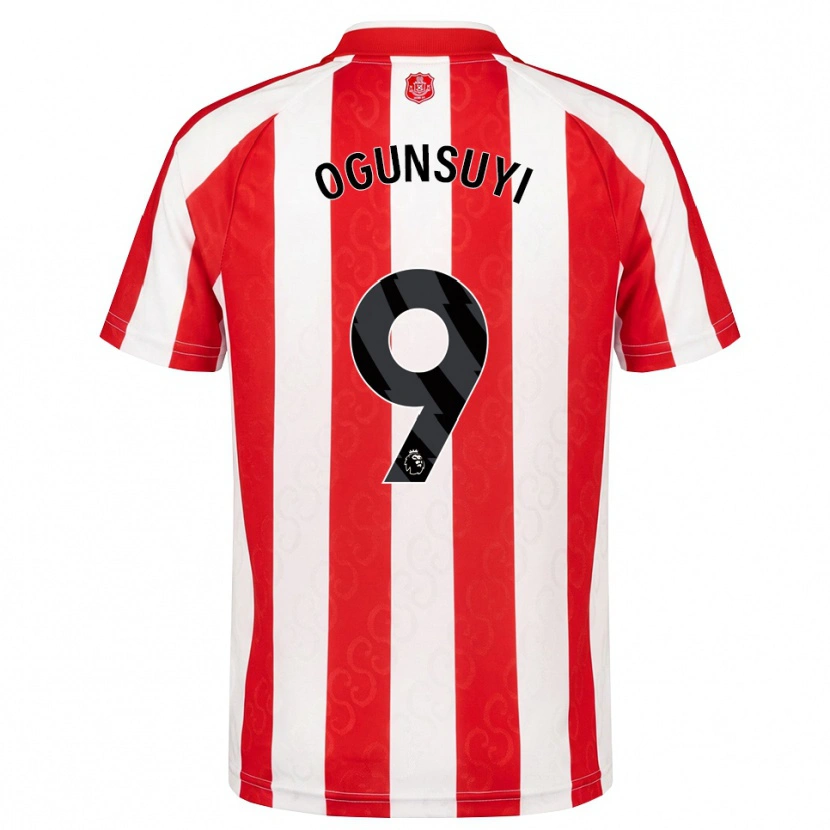 Danxen Damen Trey Samuel-Ogunsuyi #9 Rot Weiß Schwarz Heimtrikot Trikot 2026/27 T-Shirt