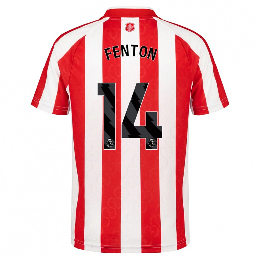 Danxen Damen Natasha Fenton #14 Rot Weiß Schwarz Heimtrikot Trikot 2026/27 T-Shirt