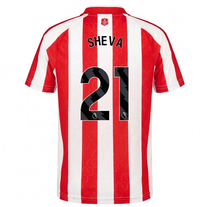 Danxen Damen Marissa Sheva #21 Rot Weiß Schwarz Heimtrikot Trikot 2026/27 T-Shirt
