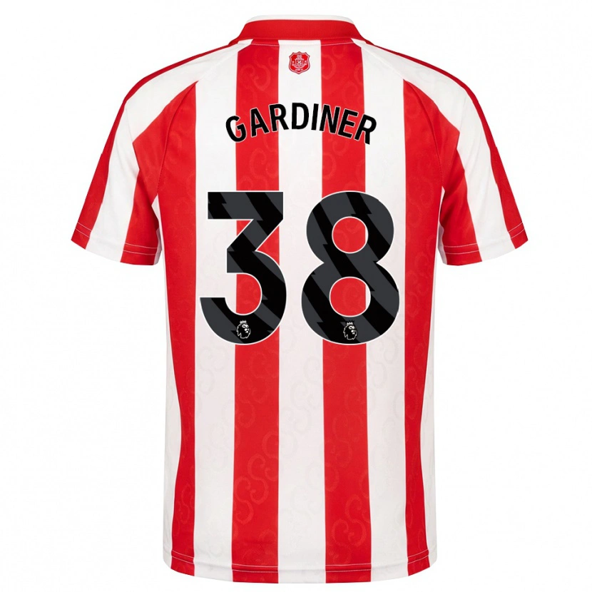 Danxen Damen Harry Gardiner #38 Rot Weiß Schwarz Heimtrikot Trikot 2026/27 T-Shirt