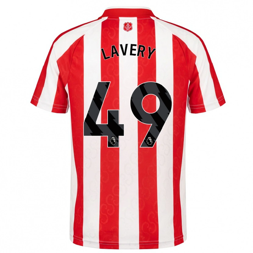 Danxen Damen Thomas Lavery #49 Rot Weiß Schwarz Heimtrikot Trikot 2026/27 T-Shirt