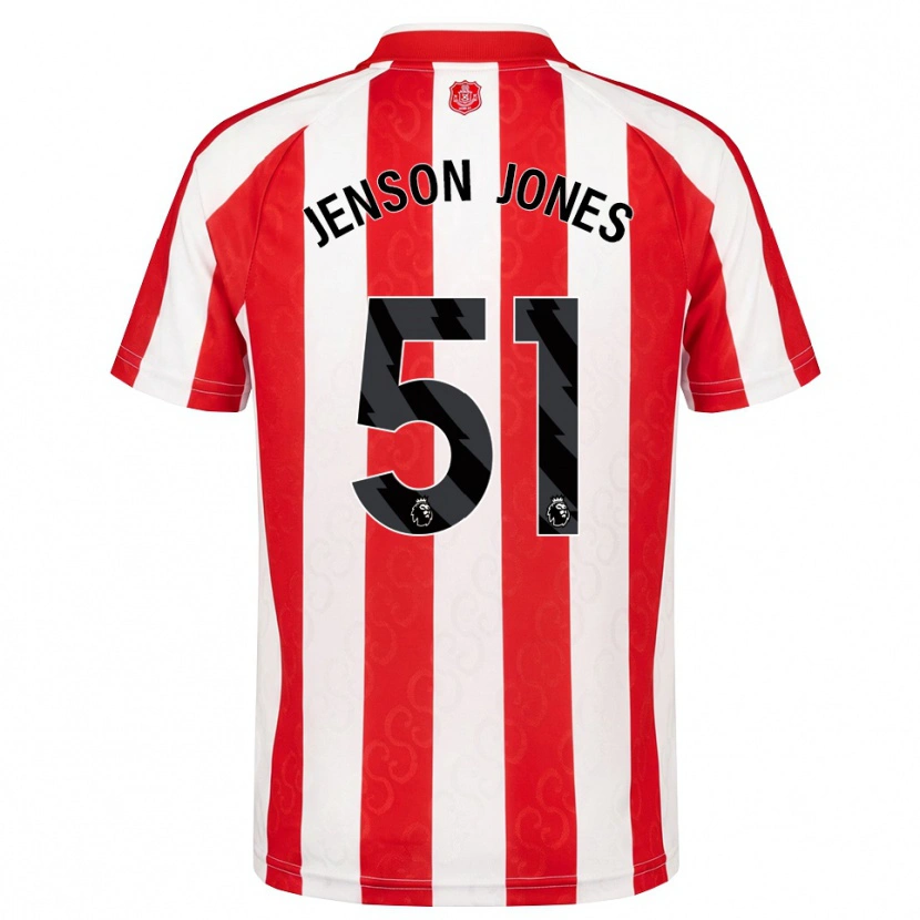 Danxen Damen Jenson Jones #51 Rot Weiß Schwarz Heimtrikot Trikot 2026/27 T-Shirt