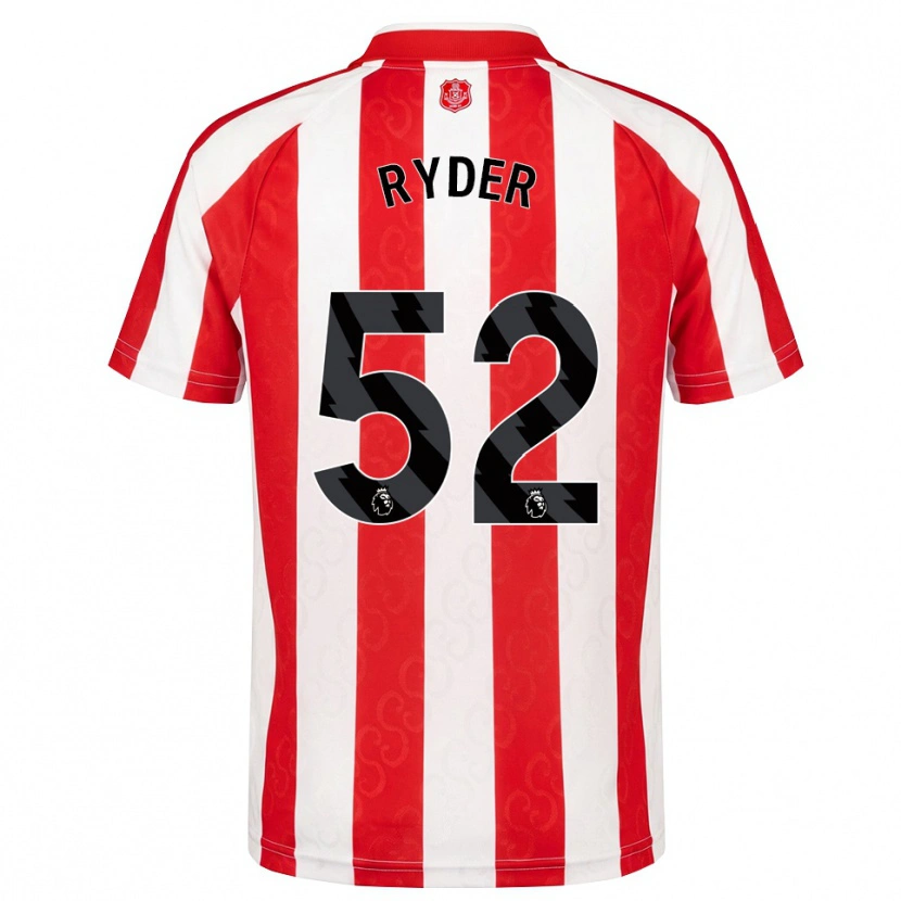 Danxen Damen Joe Ryder #52 Rot Weiß Schwarz Heimtrikot Trikot 2026/27 T-Shirt
