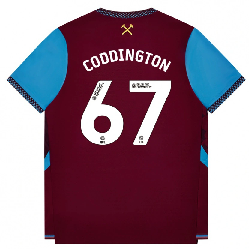 Danxen Damen Remy Coddington #67 Burgund Kornblumenblau Heimtrikot Trikot 2026/27 T-Shirt