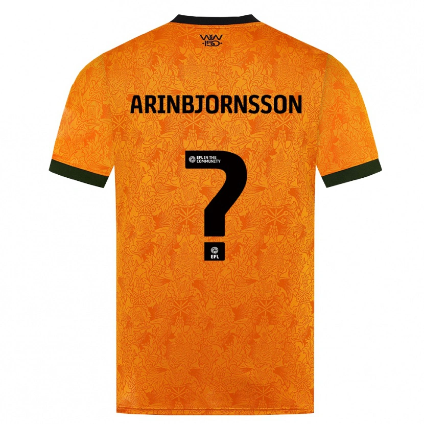 Danxen Damen Palmi Arinbjornsson #0 Orange Schwarz Heimtrikot Trikot 2026/27 T-Shirt
