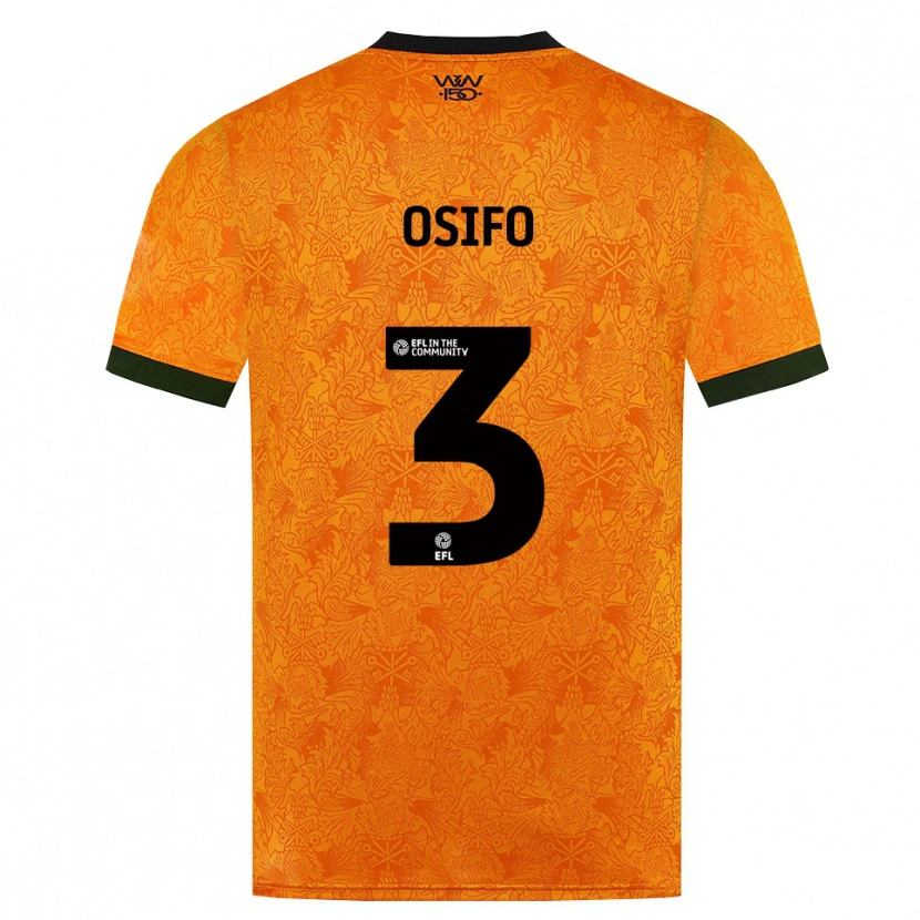 Danxen Damen David Osifo #3 Orange Schwarz Heimtrikot Trikot 2026/27 T-Shirt