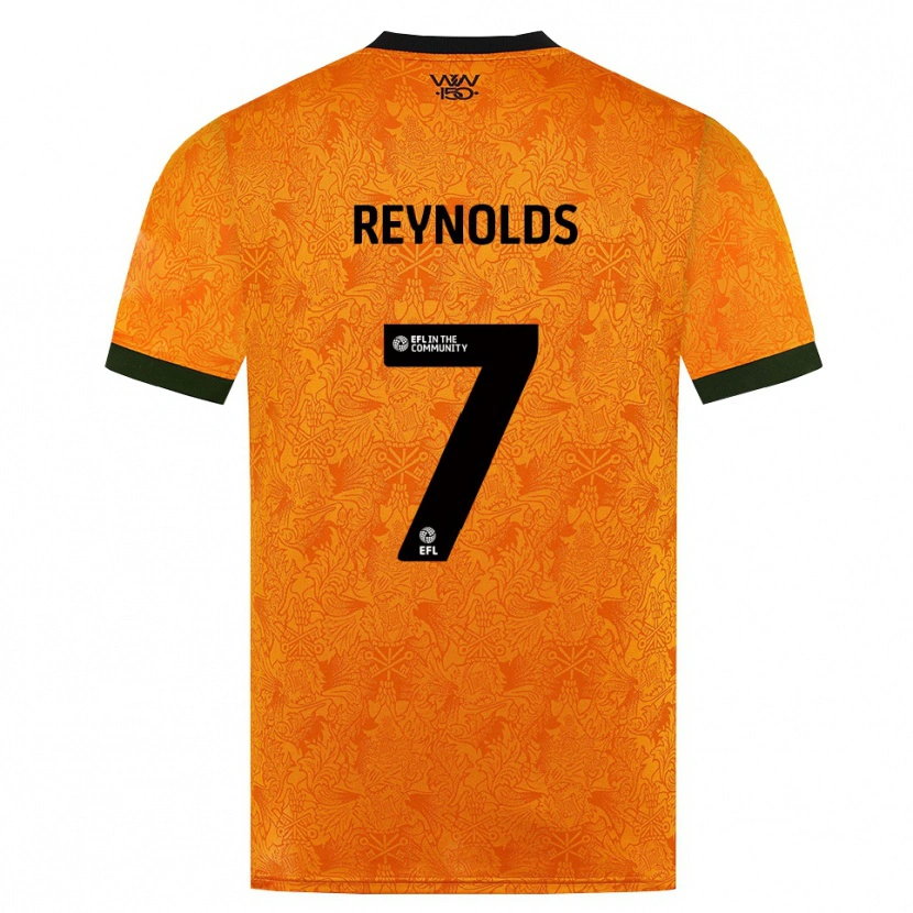 Danxen Damen Fabian Reynolds #7 Orange Schwarz Heimtrikot Trikot 2026/27 T-Shirt