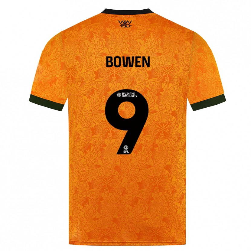 Danxen Damen Reiss Bowen #9 Orange Schwarz Heimtrikot Trikot 2026/27 T-Shirt
