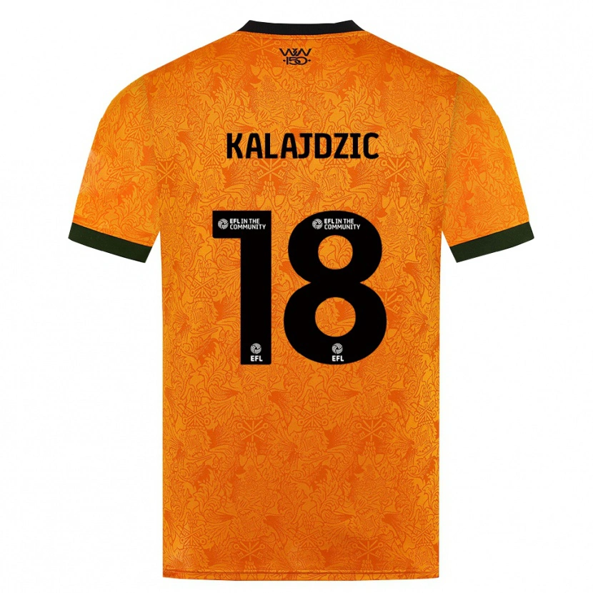 Danxen Damen Sasa Kalajdzic #18 Orange Schwarz Heimtrikot Trikot 2026/27 T-Shirt