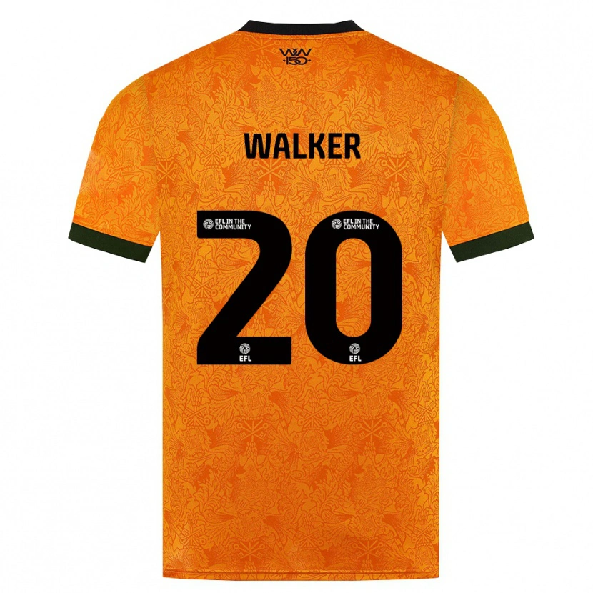Danxen Damen Lowri Walker #20 Orange Schwarz Heimtrikot Trikot 2026/27 T-Shirt