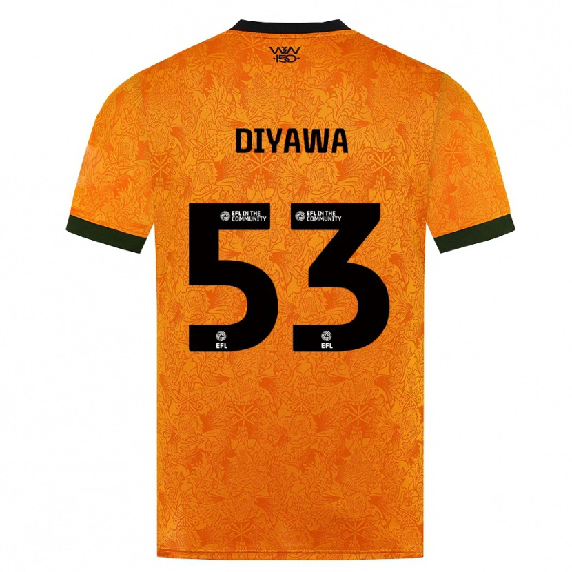 Danxen Damen Aaron Keto Diyawa #53 Orange Schwarz Heimtrikot Trikot 2026/27 T-Shirt