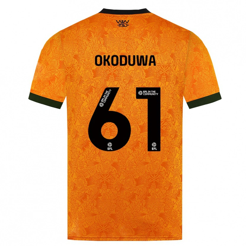 Danxen Damen Wesley Okoduwa #61 Orange Schwarz Heimtrikot Trikot 2026/27 T-Shirt