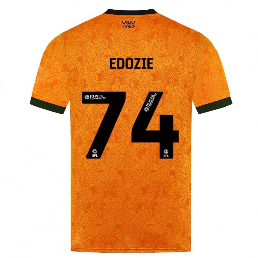 Danxen Damen Tom Edozie #74 Orange Schwarz Heimtrikot Trikot 2026/27 T-Shirt