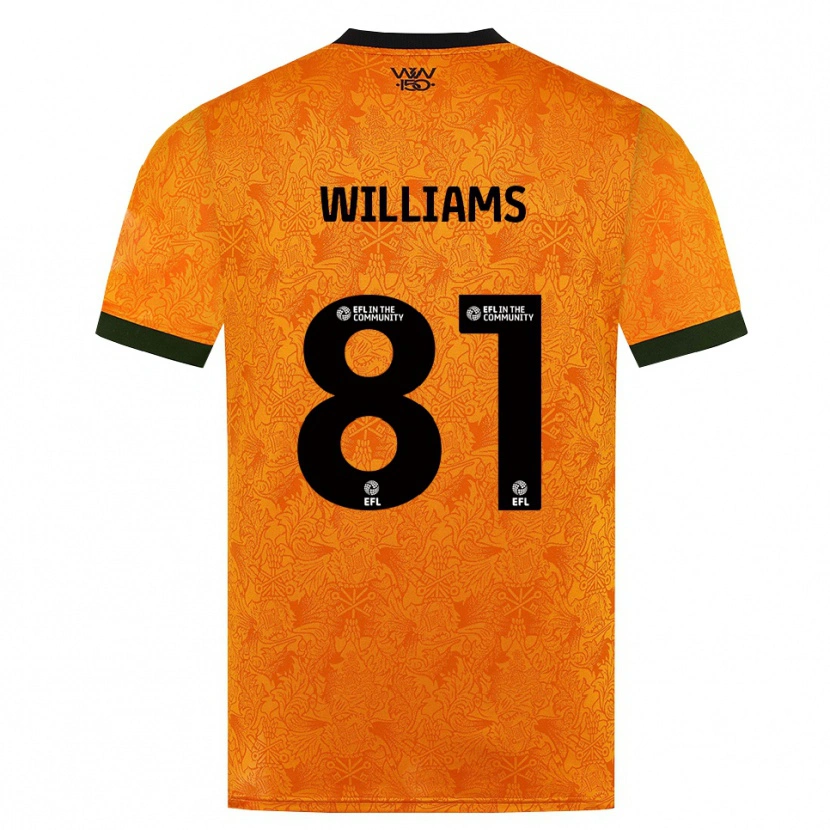 Danxen Damen Ashton Williams #81 Orange Schwarz Heimtrikot Trikot 2026/27 T-Shirt