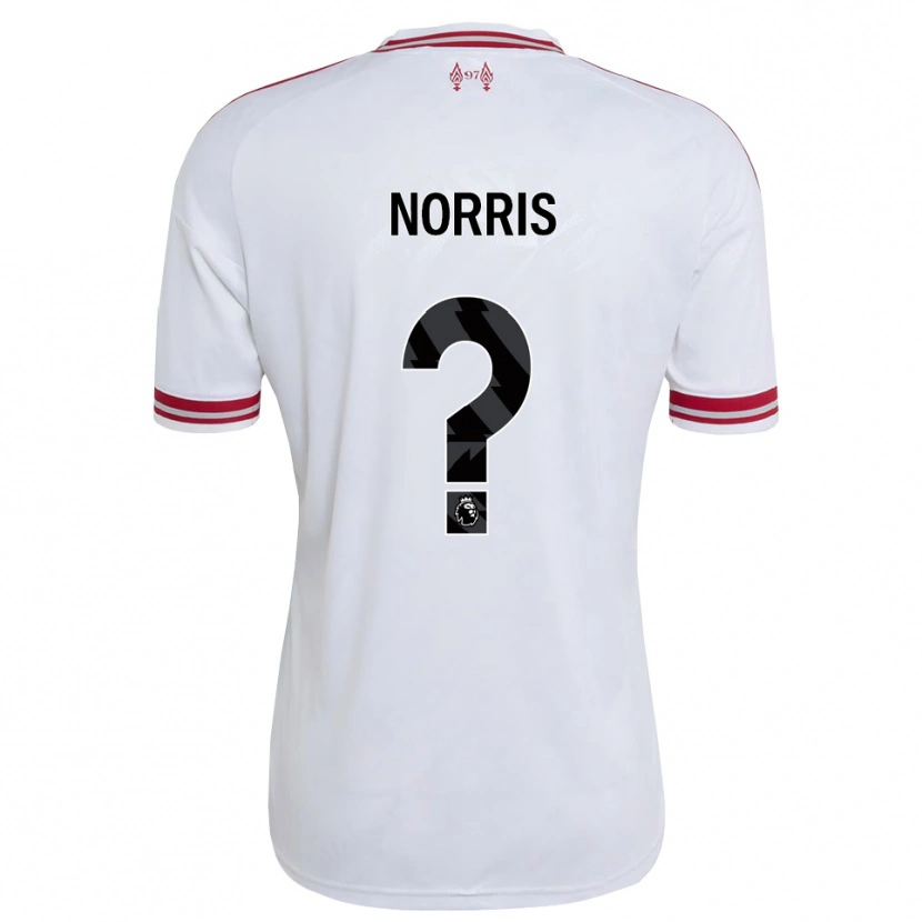 Danxen Damen James Norris #0 Rot Weiß Auswärtstrikot Trikot 2026/27 T-Shirt