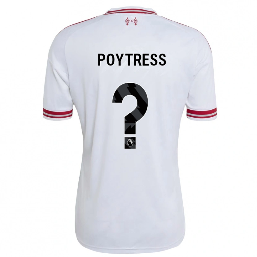 Danxen Damen Jacob Poytress #0 Rot Weiß Auswärtstrikot Trikot 2026/27 T-Shirt