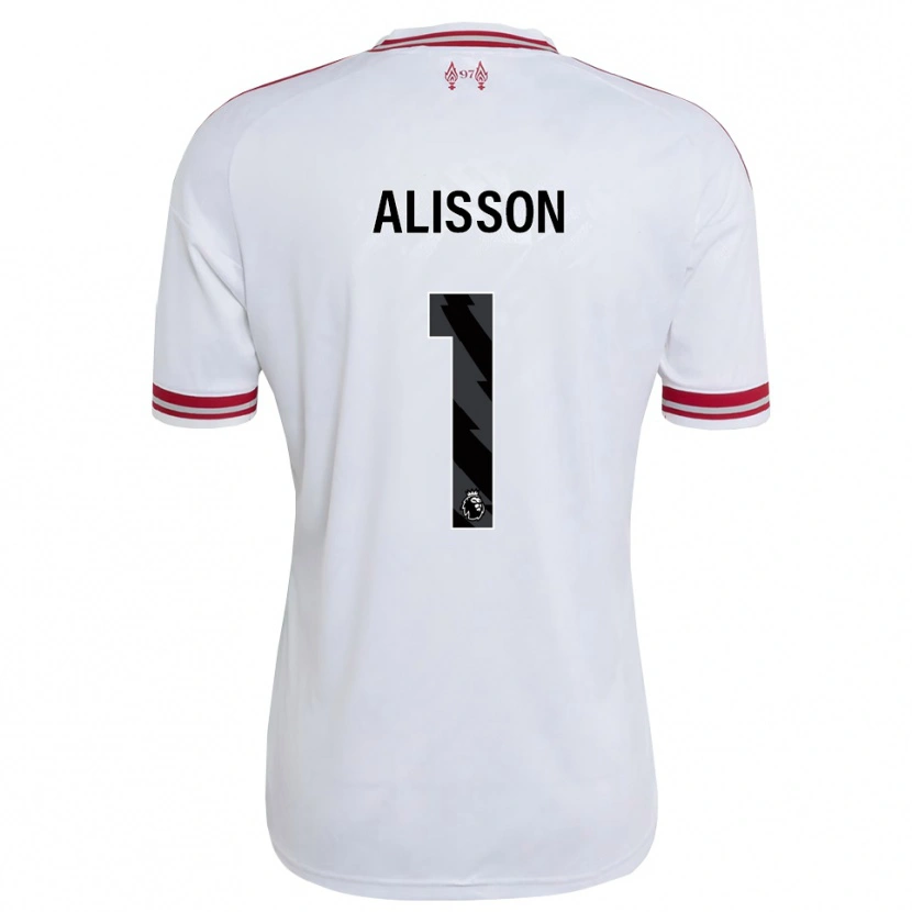 Danxen Damen Alisson Ramses Becker #1 Rot Weiß Auswärtstrikot Trikot 2026/27 T-Shirt