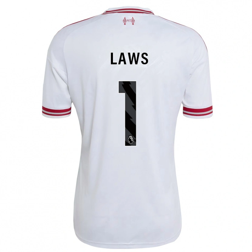 Danxen Damen Rachael Laws #1 Rot Weiß Auswärtstrikot Trikot 2026/27 T-Shirt