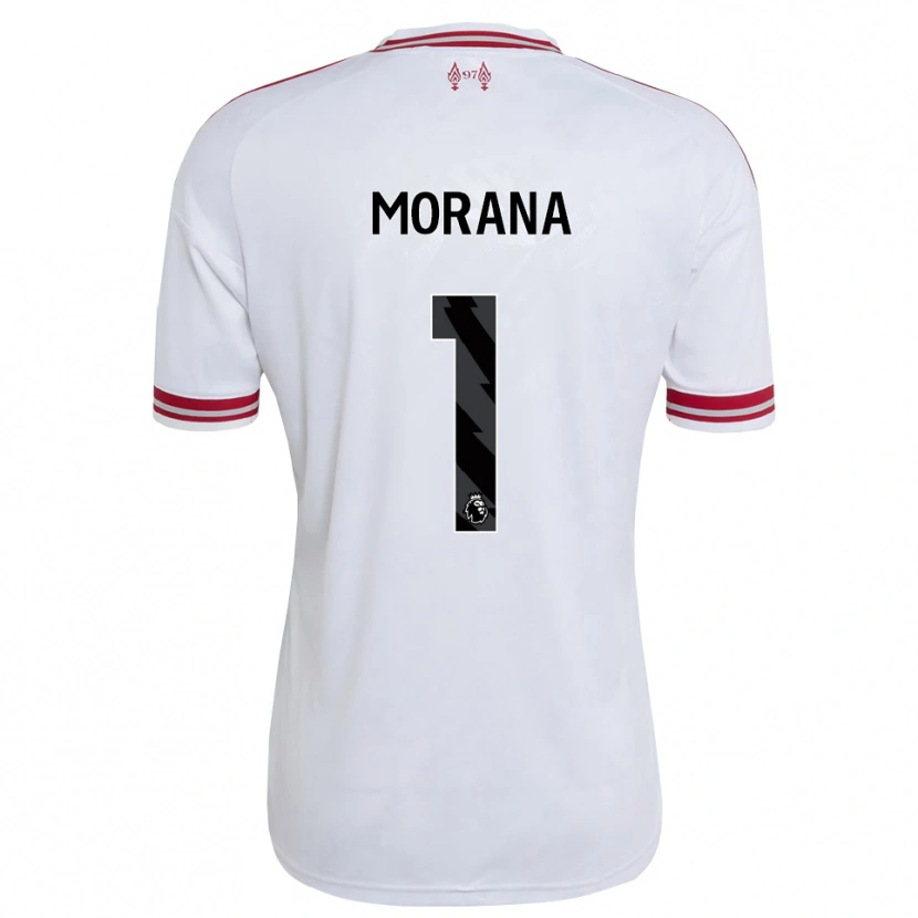 Danxen Damen Nathan Morana #1 Rot Weiß Auswärtstrikot Trikot 2026/27 T-Shirt
