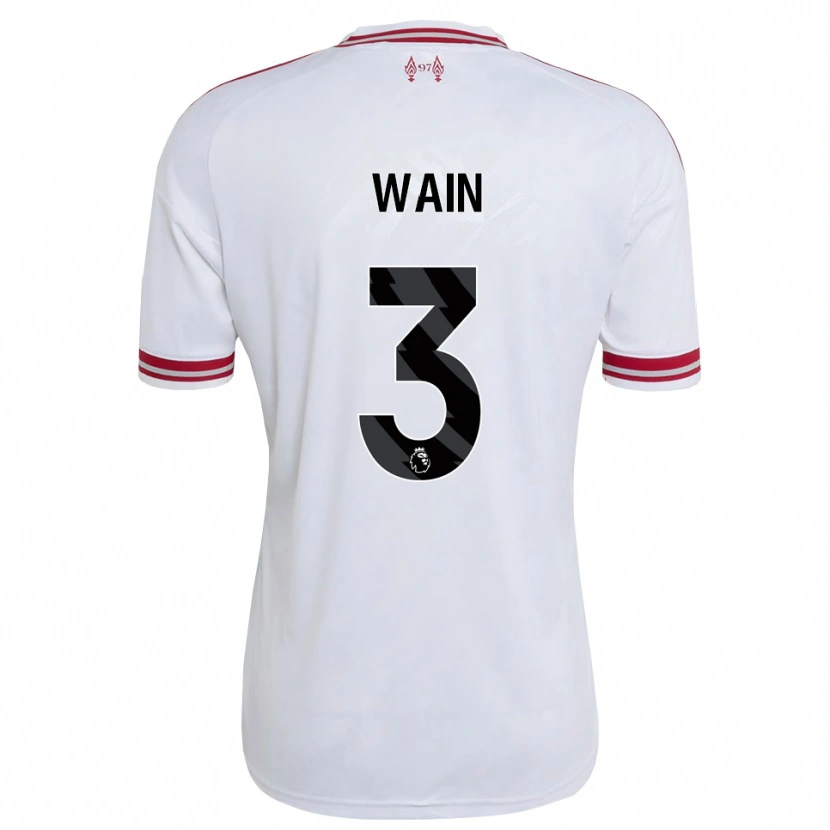 Danxen Damen Cian Wain #3 Rot Weiß Auswärtstrikot Trikot 2026/27 T-Shirt