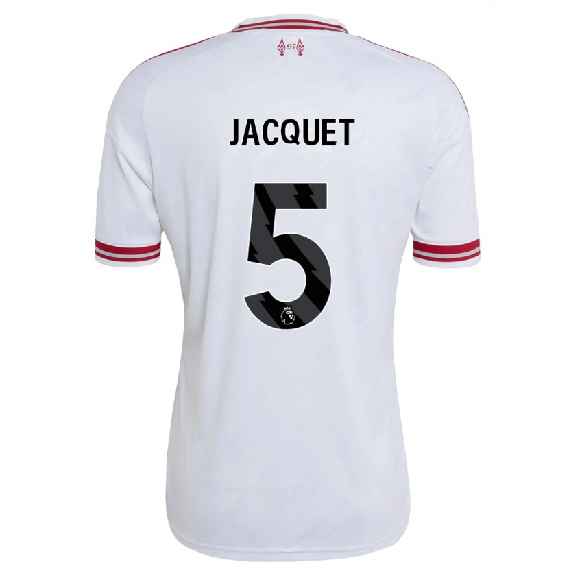 Danxen Damen Jérémy Jacquet #5 Rot Weiß Auswärtstrikot Trikot 2026/27 T-Shirt