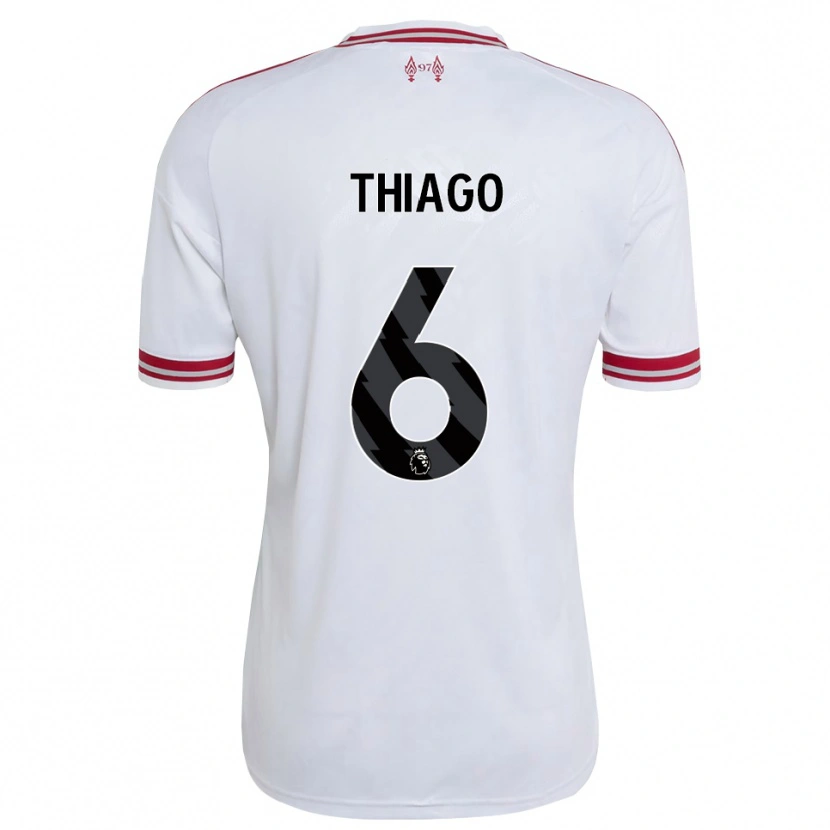 Danxen Damen Thiago #6 Rot Weiß Auswärtstrikot Trikot 2026/27 T-Shirt