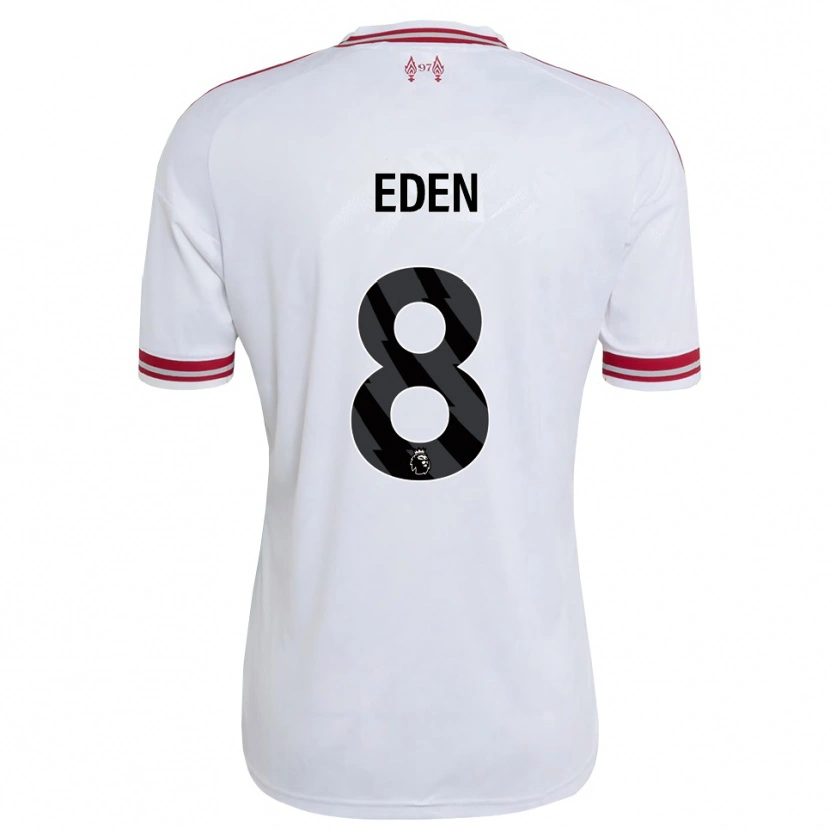 Danxen Damen Luca Eden #8 Rot Weiß Auswärtstrikot Trikot 2026/27 T-Shirt