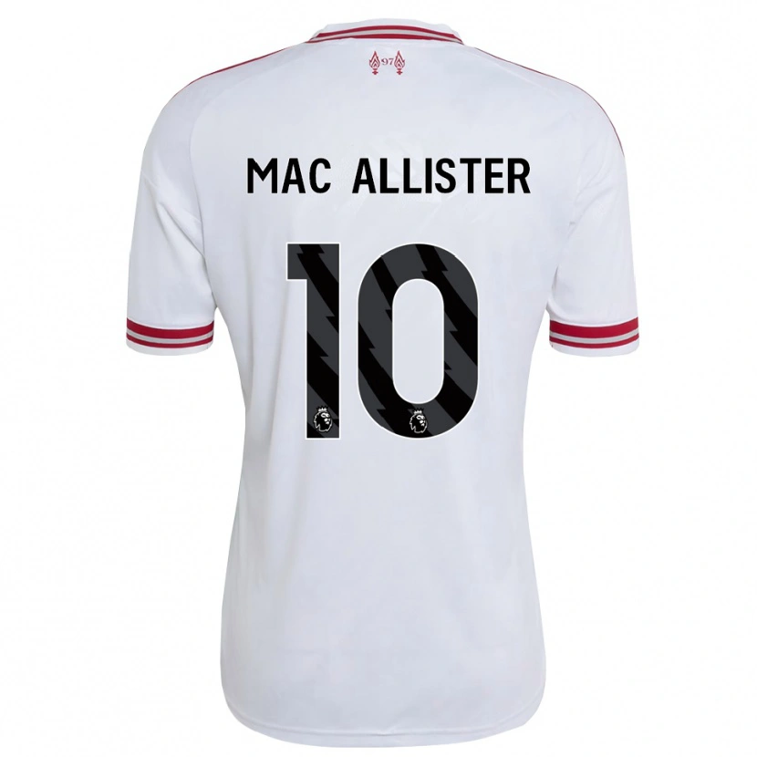 Danxen Damen Alexis Mac Allister #10 Rot Weiß Auswärtstrikot Trikot 2026/27 T-Shirt