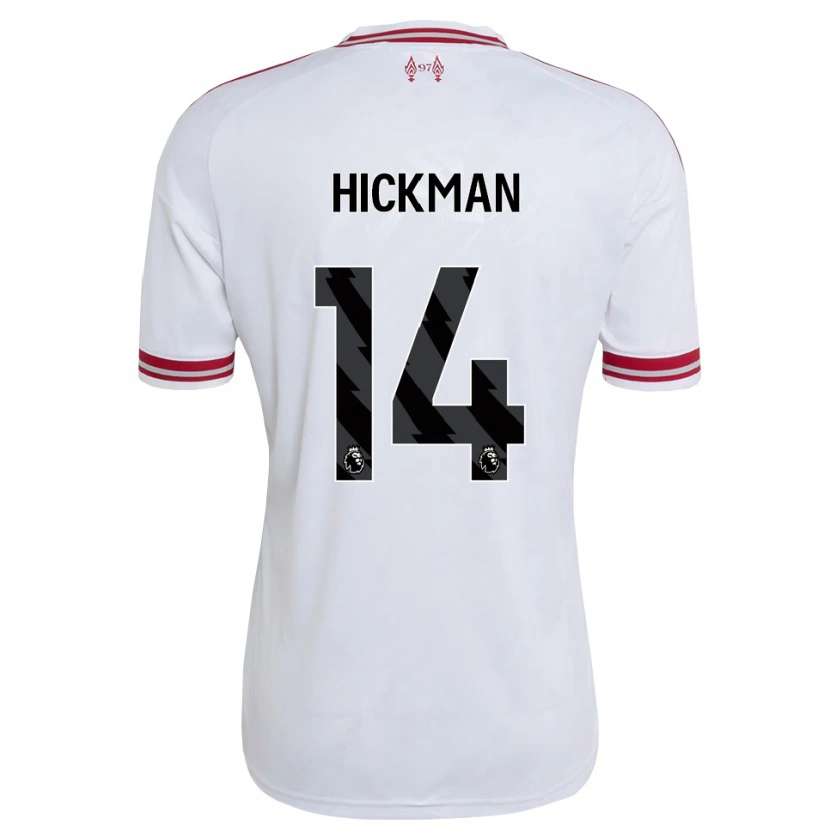 Danxen Damen Ellis Hickman #14 Rot Weiß Auswärtstrikot Trikot 2026/27 T-Shirt