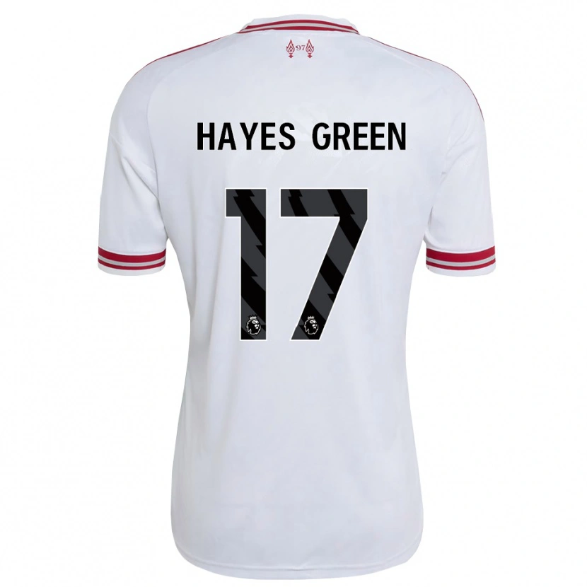 Danxen Damen Charlie Hayes-Green #17 Rot Weiß Auswärtstrikot Trikot 2026/27 T-Shirt