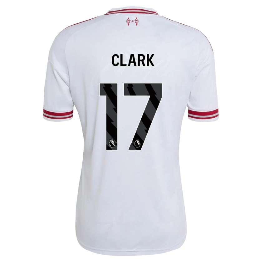Danxen Damen Jenna Clark #17 Rot Weiß Auswärtstrikot Trikot 2026/27 T-Shirt