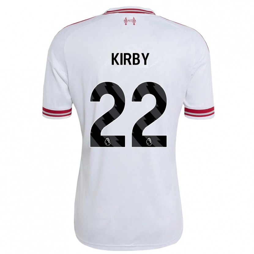 Danxen Damen Faye Kirby #22 Rot Weiß Auswärtstrikot Trikot 2026/27 T-Shirt