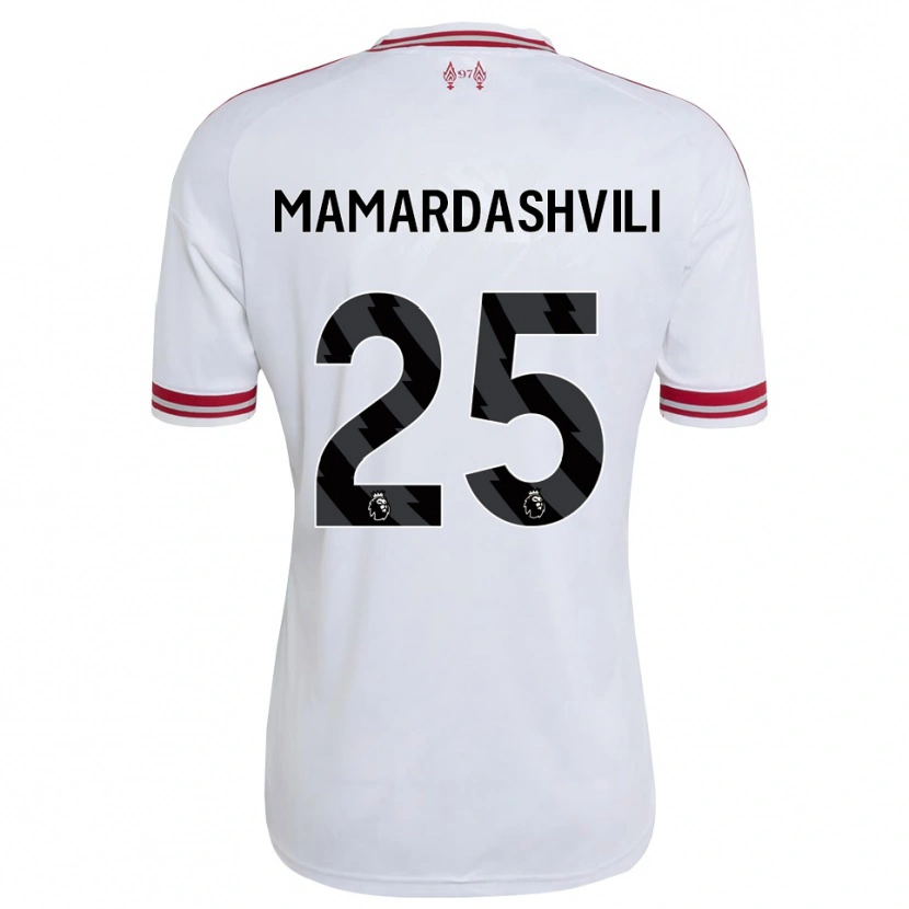 Danxen Damen Giorgi Mamardashvili #25 Rot Weiß Auswärtstrikot Trikot 2026/27 T-Shirt