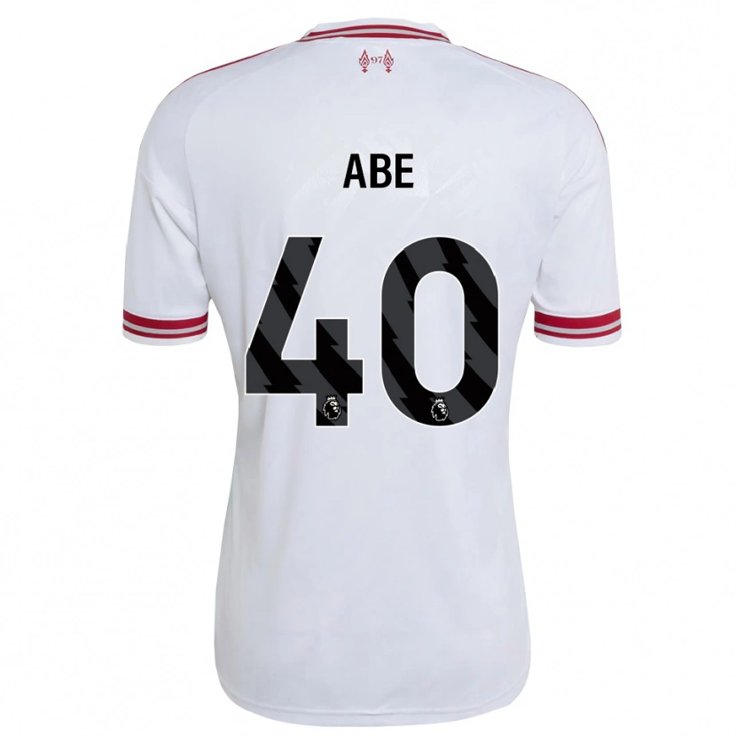 Danxen Damen Joshua Abe #40 Rot Weiß Auswärtstrikot Trikot 2026/27 T-Shirt