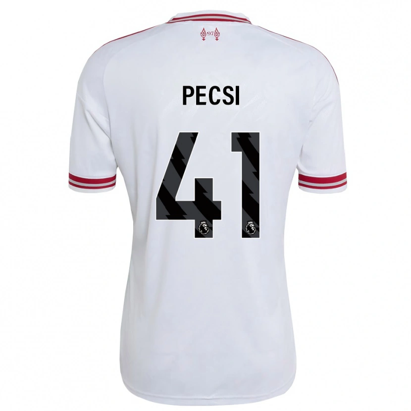 Danxen Damen Ármin Pécsi #41 Rot Weiß Auswärtstrikot Trikot 2026/27 T-Shirt