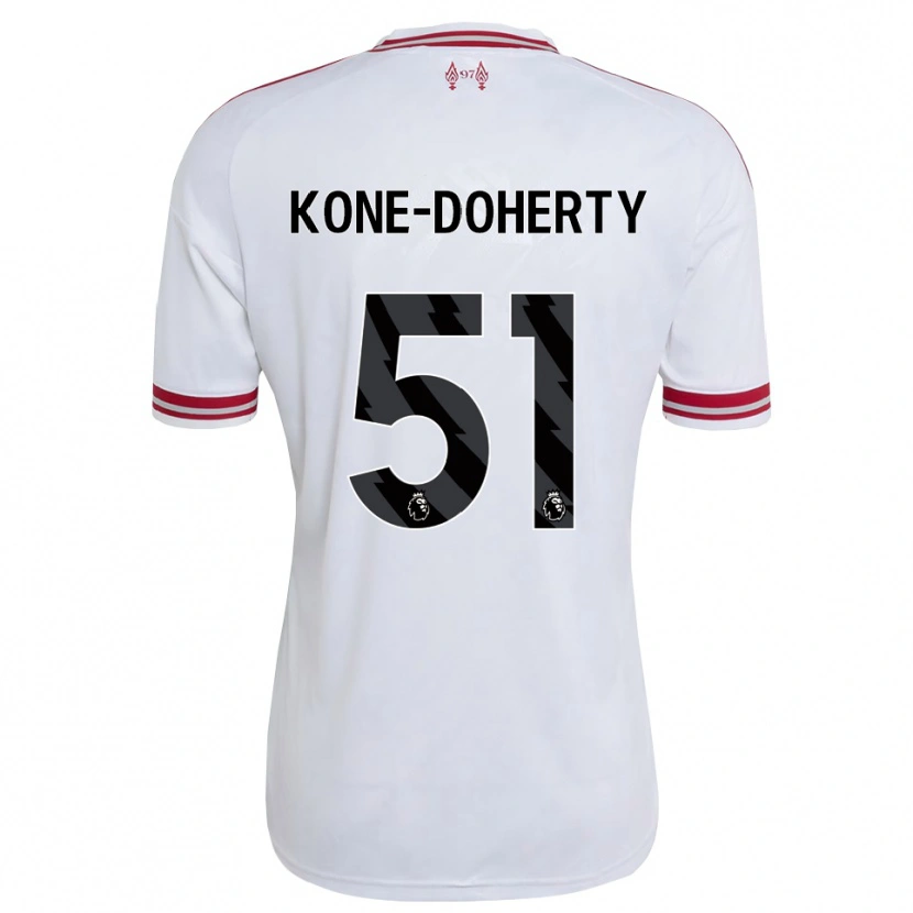 Danxen Damen Trent Kone-Doherty #51 Rot Weiß Auswärtstrikot Trikot 2026/27 T-Shirt