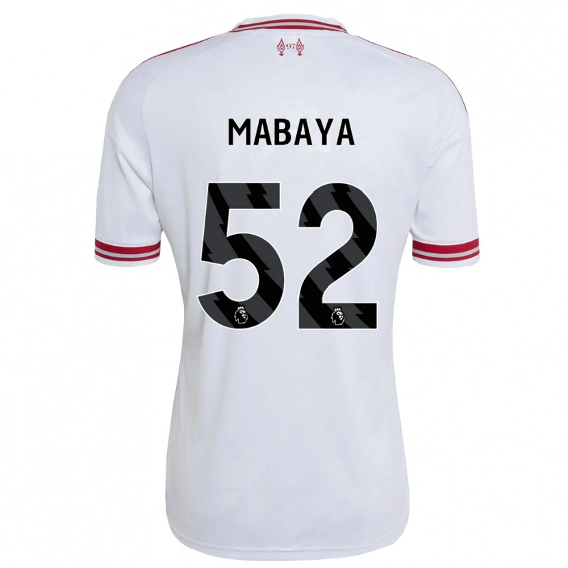 Danxen Damen Isaac Mabaya #52 Rot Weiß Auswärtstrikot Trikot 2026/27 T-Shirt