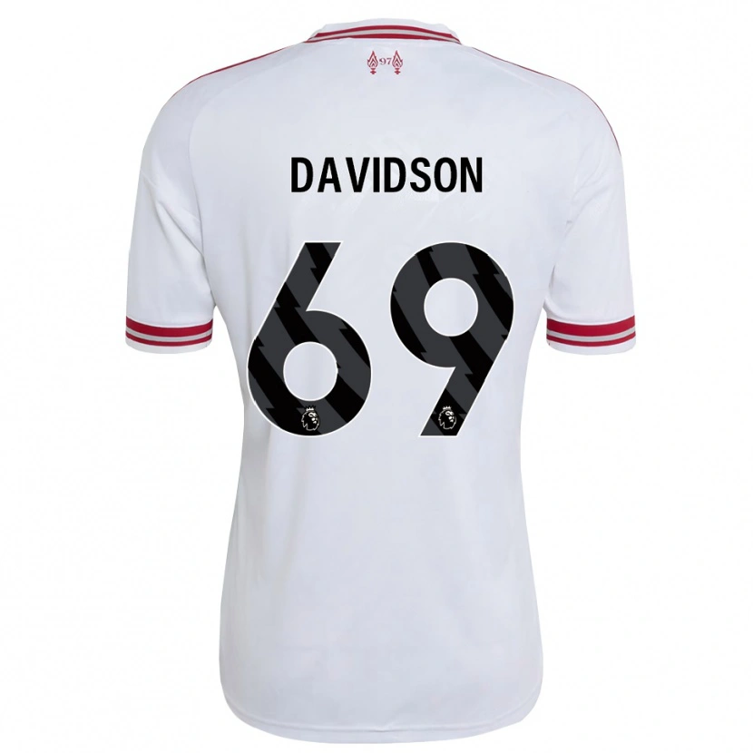 Danxen Damen Josh Davidson #69 Rot Weiß Auswärtstrikot Trikot 2026/27 T-Shirt