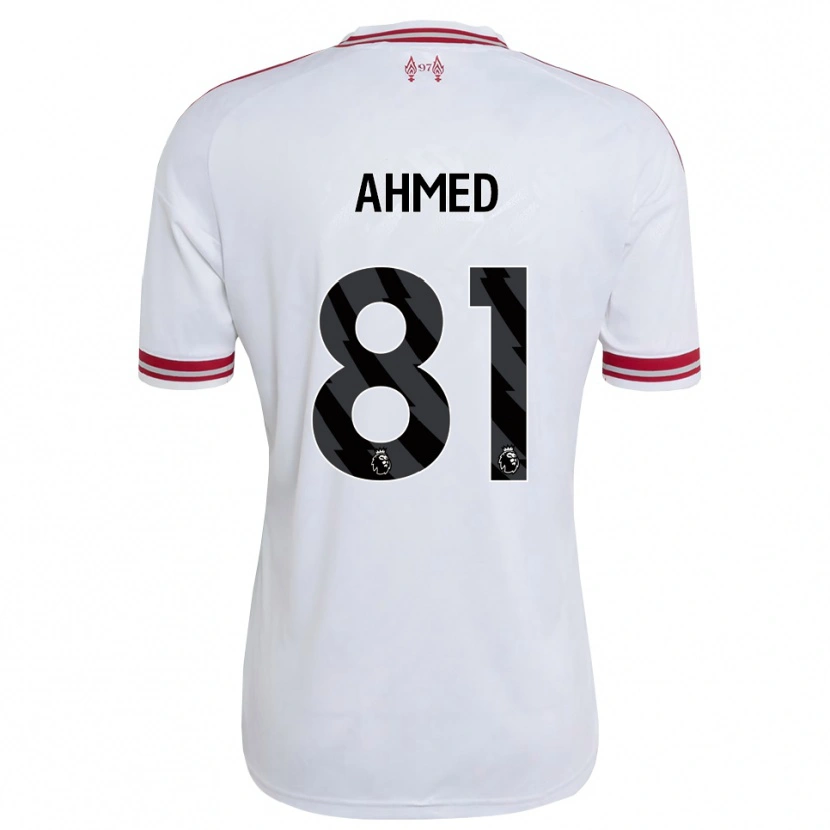 Danxen Damen Karim Ahmed #81 Rot Weiß Auswärtstrikot Trikot 2026/27 T-Shirt