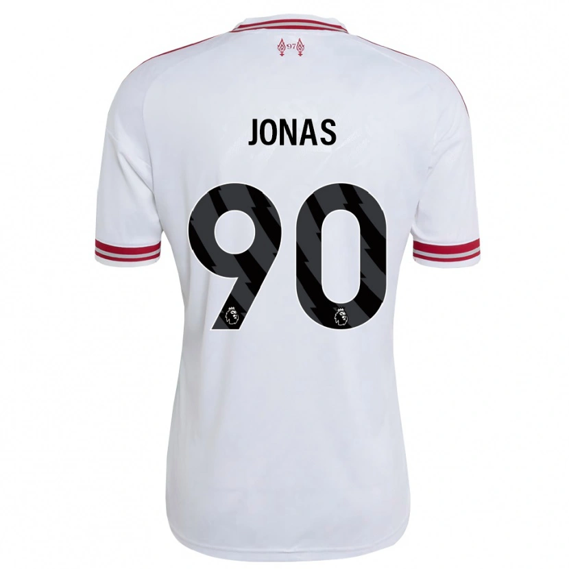 Danxen Damen Lee Jonas #90 Rot Weiß Auswärtstrikot Trikot 2026/27 T-Shirt