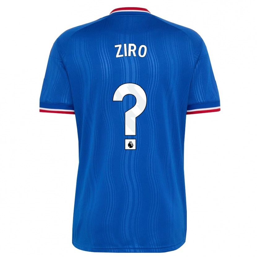 Danxen Damen Emmanuel Ziro #0 Blau Weiß Rot Auswärtstrikot Trikot 2026/27 T-Shirt