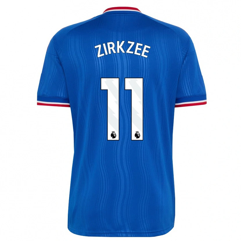 Danxen Damen Joshua Zirkzee #11 Blau Weiß Rot Auswärtstrikot Trikot 2026/27 T-Shirt