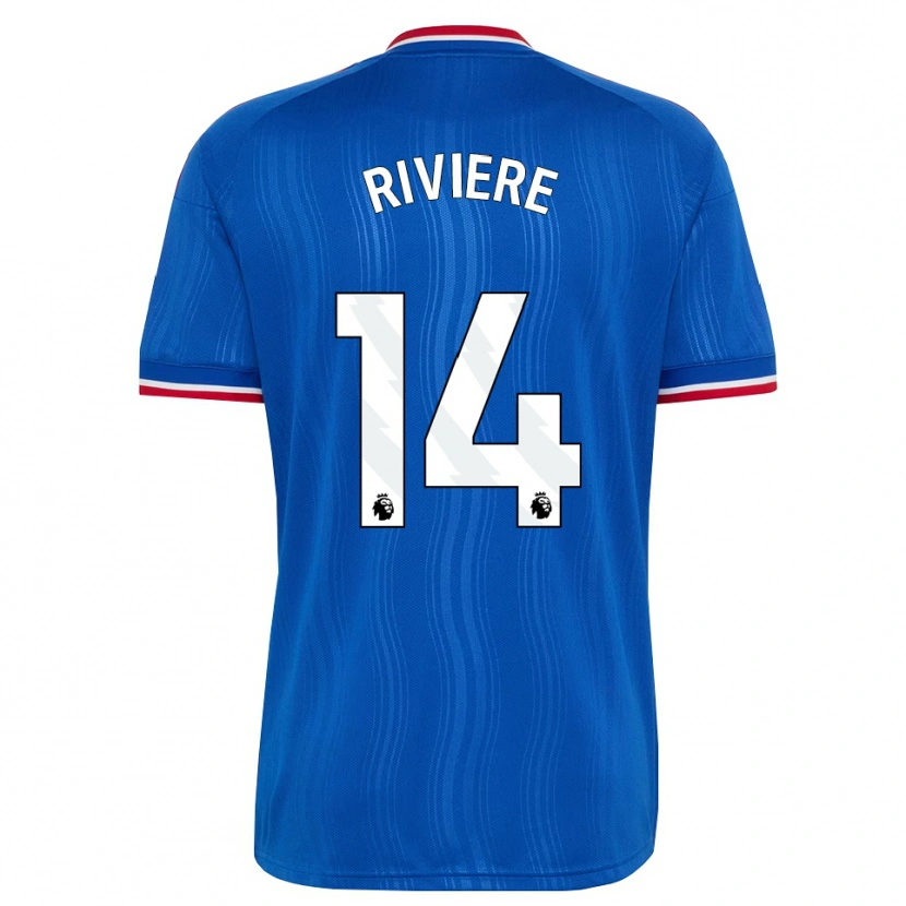 Danxen Damen Jayde Riviere #14 Blau Weiß Rot Auswärtstrikot Trikot 2026/27 T-Shirt